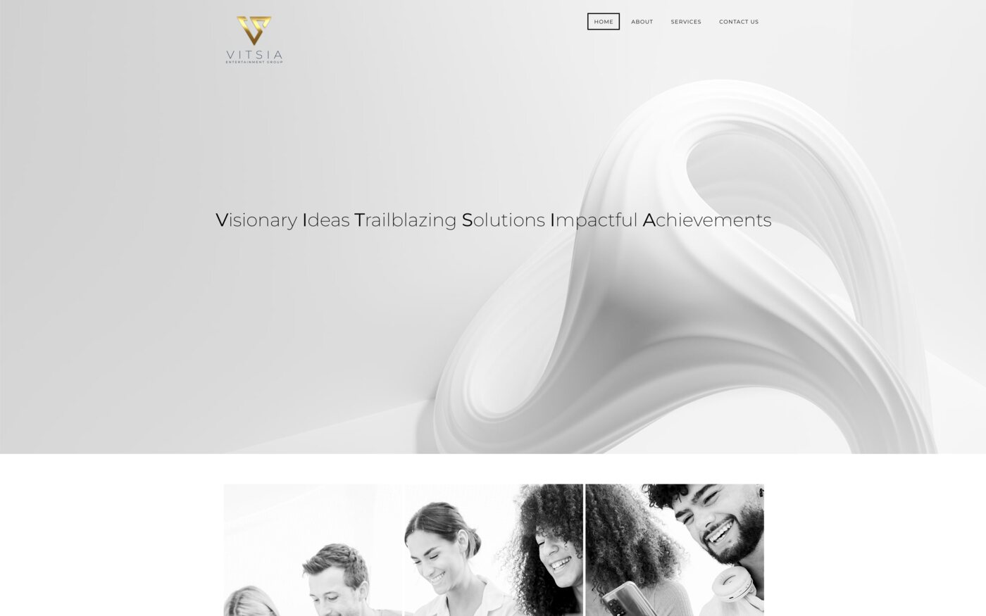 Home page of the Vitsia website