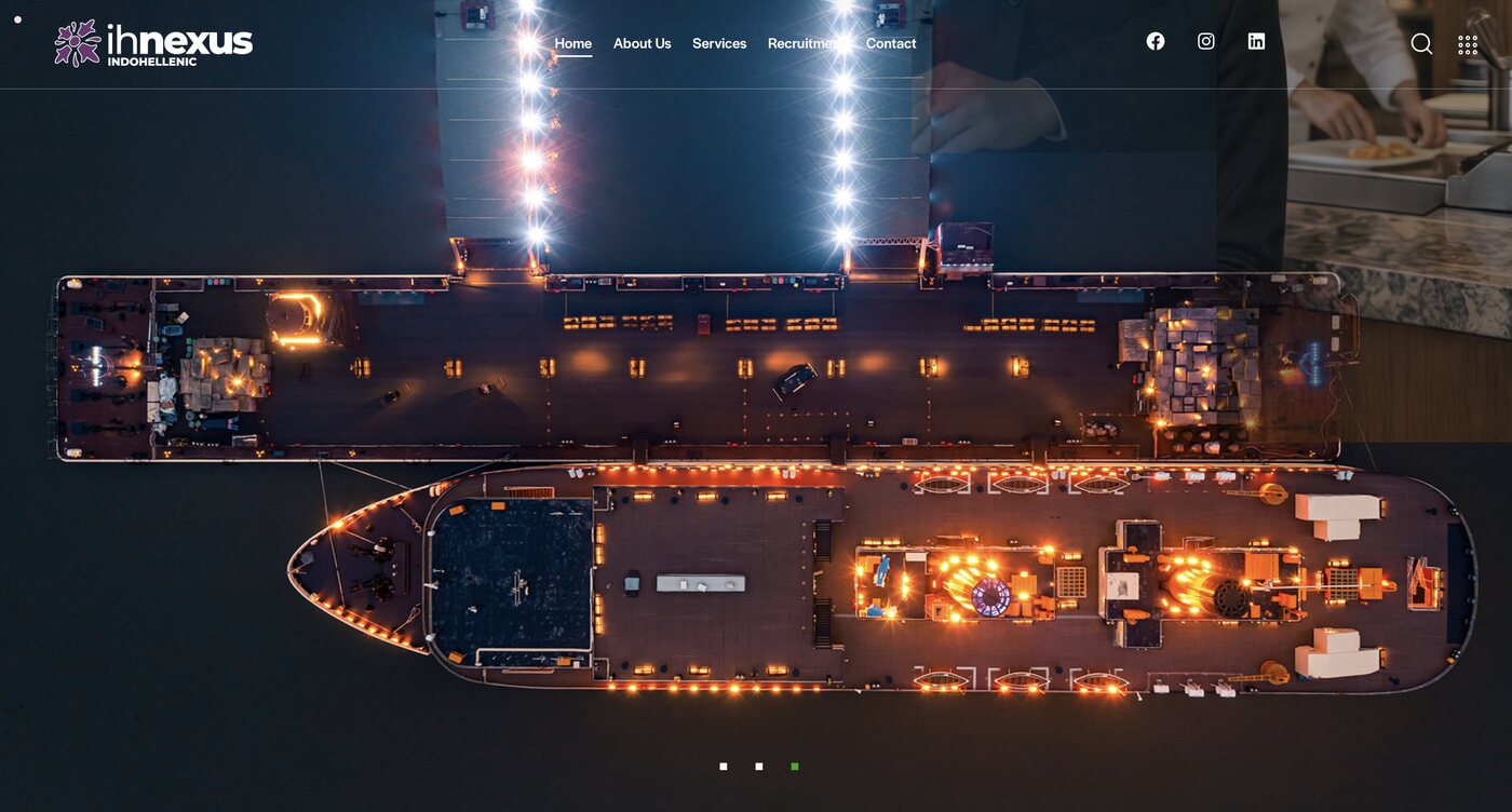 Home page of the ihnexus website